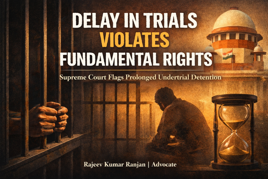 Delay in Trials Violates Fundamental Rights - Cover Image